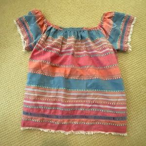 Printed summer blouse